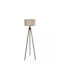 GloboStar Saga Floor Lamp H140xW38cm. with Socket for Bulb E27 Beige