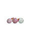 JK Home Decoration Weihnachtliche Teller Rot L31xB12xD3cm.