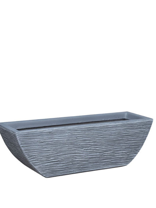 Pot Gray 60x18x18cm