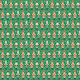 PartyDeco Nutcracker Christmas Wrapping Paper for Gift Green 70cm.
