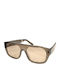 Tailor Made Unisex Sonnenbrillen mit Braune Schildkröte Horn umrandetem Rahmen und Braunen Verlaufsfarbe Gläsern TM15252-C5