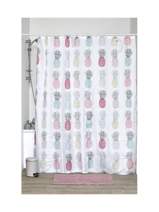 San Lorentzo Pineapple Shower Curtain 180x200cm Pineapple