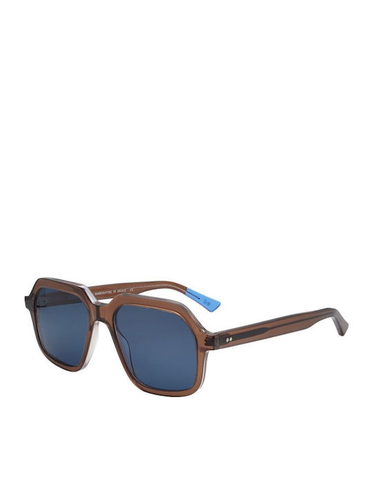 Urban Owl Keith Men's Sunglasses with Brown Plastic Frame and Brown Lens Keith-c4