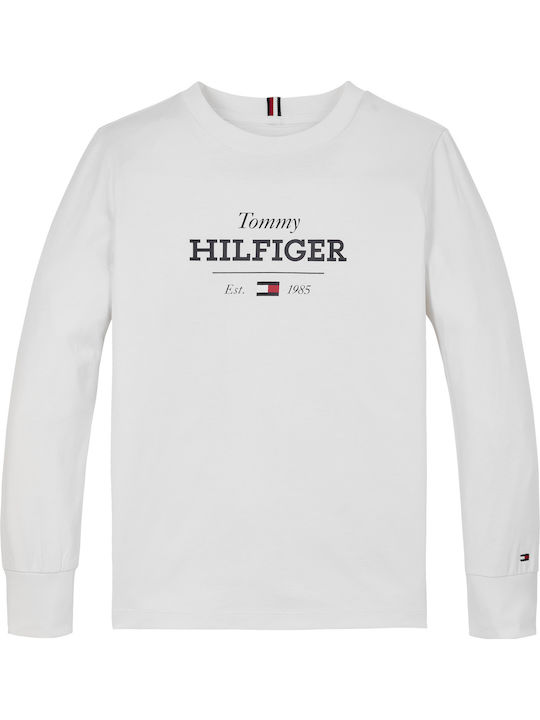 Tommy Hilfiger Παιδική Μπλούζα Μακρυμάνικη Λευκ...