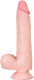 ToyFa Ρεαλιστικό Dildo με Όρχεις και Βεντούζα Flesh