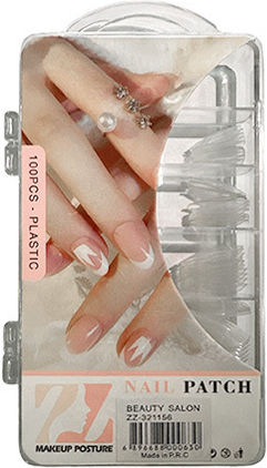 Beauty Salon Nail Tips Transparent 100pcs