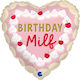 18" Heart Balloon Birthday Milf