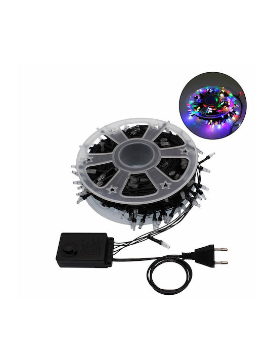 Instalație de Crăciun 240 LED RGB 50m Tambur IP44 BX-049 OEM