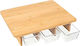 Cook Concept Επιφάνεια Κοπής Ξύλινη Καφέ 30x25cm
