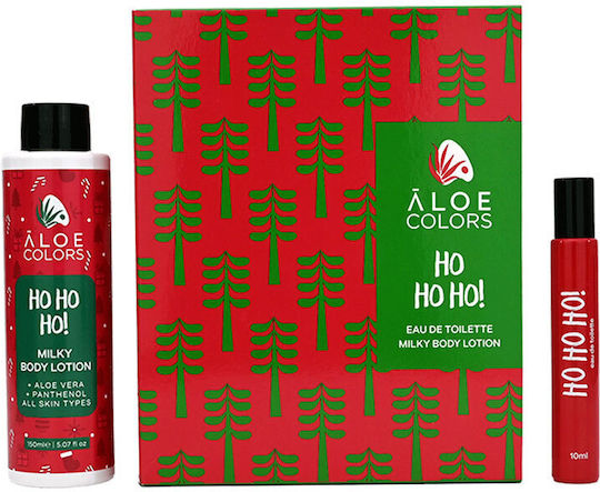 Aloe Colors Ho Ho Ho Γυναικείο Σετ με Body Lotion 2τμχ