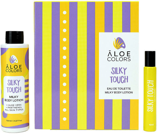 Aloe Colors Silky Touch Γυναικείο Σετ με Body Lotion 2τμχ