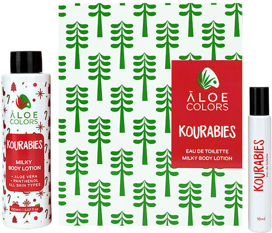 Aloe Colors Kourabies Set pentru femei cu Loțiune de corp 2buc