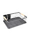 Keskor Στραγγιστήρι Νεροχύτη Μεταλλικό Μαύρο 42.5x31x14cm