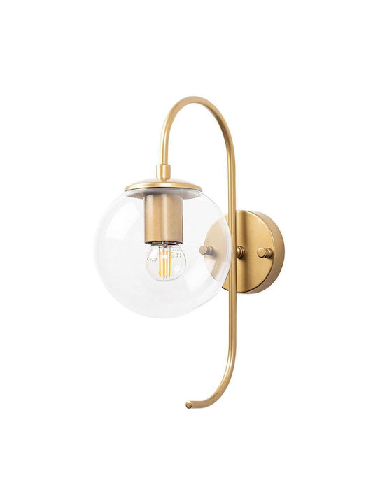 Opviq Wall Lamp with E14 Gold Socket 15cm