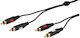 Vivanco Rca-rca Cable 2.5m 46011