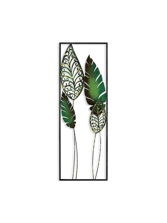 Nezgep Wall Decor 930dyu1181 32x90cm Dark Green Wallity Metal