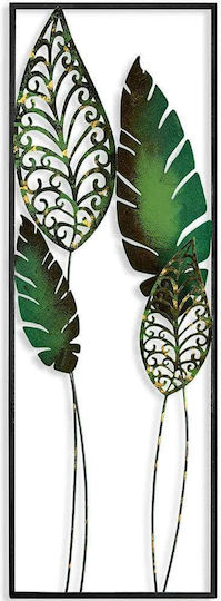 Nezgep Wall Decor 930dyu1181 32x90cm Dark Green Wallity Metal