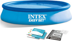 Intex Easy Set Round Pool PVC Aufblasbar Blau