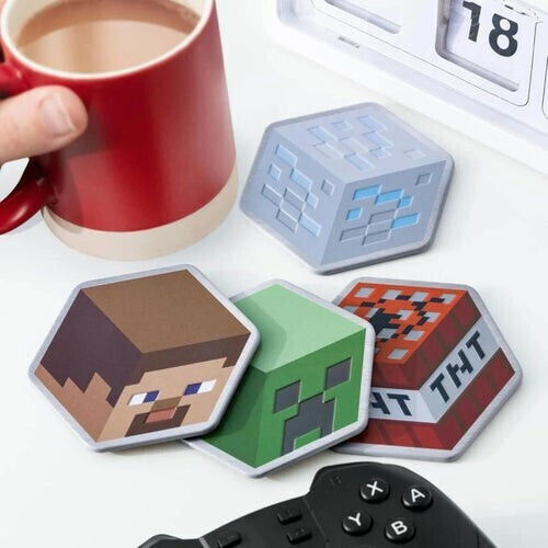 Paladone Round Coaster Metallic 9cm 4pcs