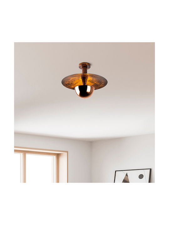 Opviq Kurt Pendant Light Orange with Socket G9 38x38x31cm