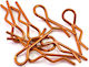 Bittydesign 1/10 Body Clips Kit 8 Orange