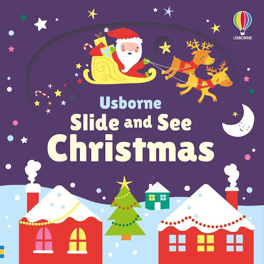 Плъзни и виж Коледа - Usborne Publishing Ltd - Картонена книга Плъзни и виж Коледа - Usborne Publishing Ltd - Картонена книга