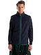 Herren Fleecejacke Marineblau