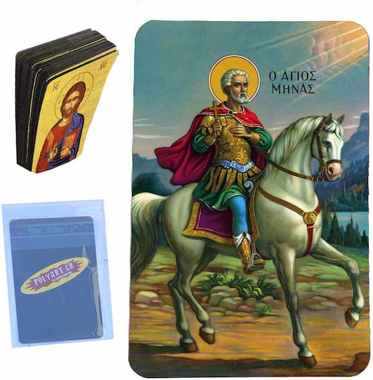 Heiliger Minas Karten-Typ Magnet 8,5cmx5,5cm 50 Stück