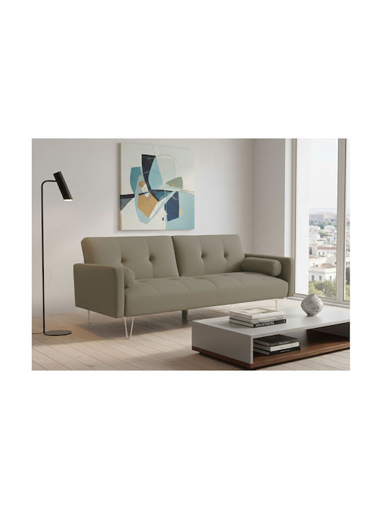Lawson Dreisitzer Sofa Bett Samt Khaki 198x90x79cm