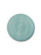 Nava Plate Desert made of Porcelain Light Blue with Diameter 19cm