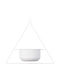 Aberto Design Suspendat Ghiveci Metalic Alb 35x35x40εκ.