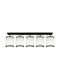 Opviq Ceiling Mount Light 84cm Black with Socket E27