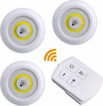 LED Emergency Light with Remote Control 3pcs