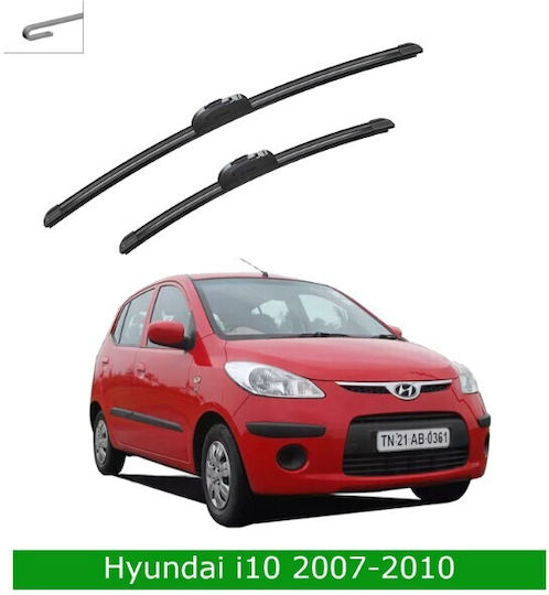 Front Wiper Blade Set Hyundai I10 2007-2010 552s 550mm 400mm Bosch Aerotwin 3398000087 22" & 16" 2 Pieces