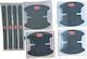Protections for Car Doors 8pcs Black