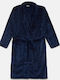 Minerva Winter Women's Fleece Robe Marine