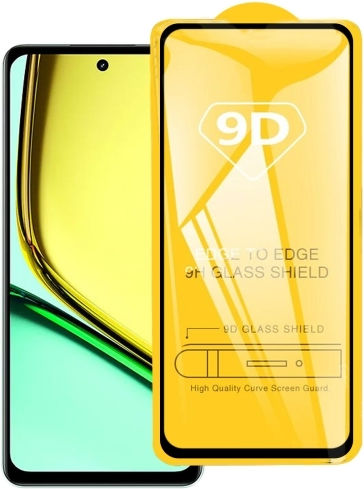 Realme C67 4G 12 Lite 9D Vollkleber Vollbild Panzerglasfolie