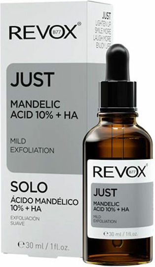 Revox Just Mandelic Acid 10% + Хидратиращ Серум За Лице С Хиалуронова Киселина За Акне 30мл
