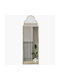 Sahmaran Wall Mirror 116sam1215 50x2.2x160cm Marble Effect Beige Hanah Home MDF