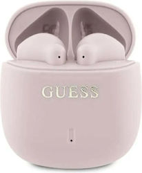 Guess Printed Classic Logo Earbud Ροζ Guess Printed Classic Logo Earbud Ροζ