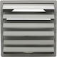 Mmotors Vent Louver 29x29cm Square Gravity