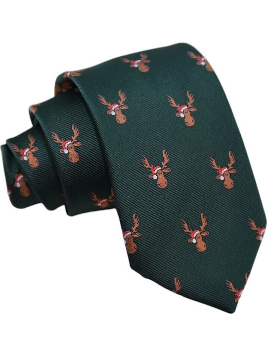 Γραβάτα Rudolf Forest Green 7.5εκ