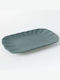 Hermia Serving Platter Oval Blue 23x13cm