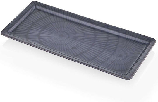 Hermia Serving Platter Rectangular Gray 35x16cm