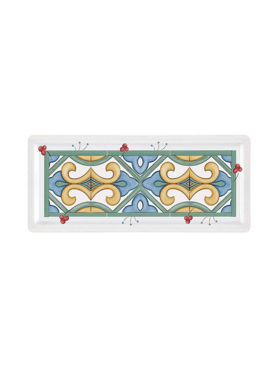 Hermia Serving Platter Rectangular Multicolored 35x16cm