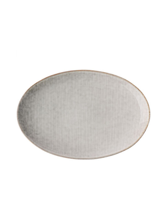 Butlers Henley Чиния Плитко Овални Керамика Сив 30x20.9см