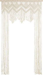 Beauty Home Κουρτίνα Πόρτας από Ύφασμα Λευκή 104x182cm 496637-9d7dd8fe