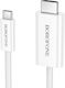 Borofone Cable HDMI male - USB-C male 1m Λευκό