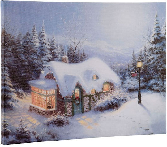 Kaemingk Πίνακας σε Καμβά με LED Φωτισμό 38x28 cm