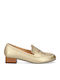 Damen Loafers in Gold Farbe